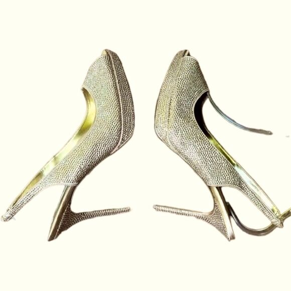 stilettos Nina New York High Heels //
Nina Gold Glitter Stilettos heels Sz 8.5 - Picture 16 of 16